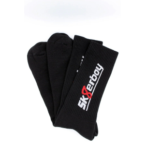 Chaussettes noires CREW SOCKS Sk8erboy