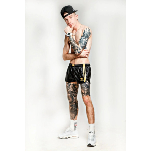 Chaussettes blanches CREW SOCKS Sk8erboy