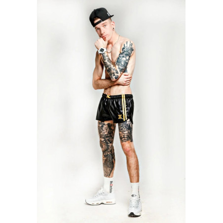 Chaussettes blanches CREW SOCKS Sk8erboy