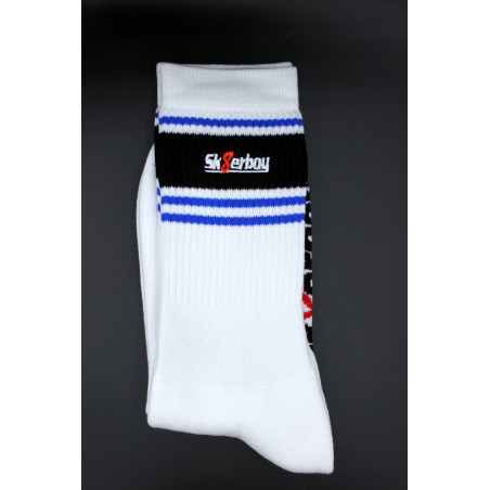 Chaussettes blanches Sk8erboy Deluxe