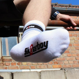 Chaussettes blanches Sk8erboy Deluxe 2