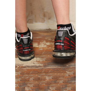 Chaussettes basses noires QUARTER Sk8erboy