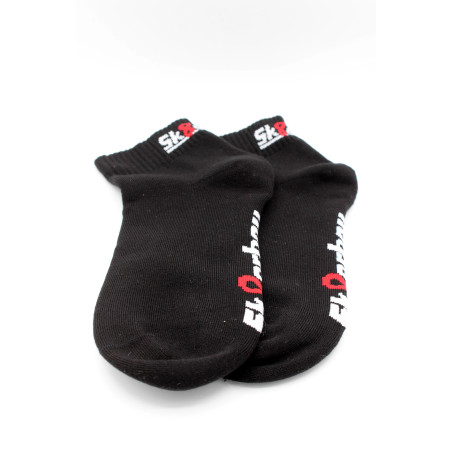 Chaussettes basses noires QUARTER Sk8erboy
