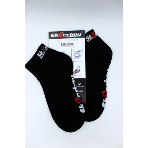 Chaussettes basses noires QUARTER Sk8erboy