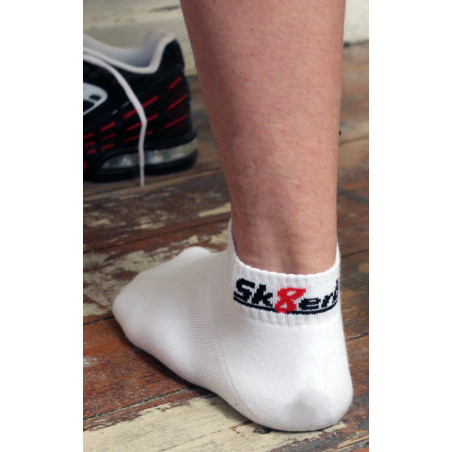 Chaussettes basses Blanches QUARTER Sk8erboy