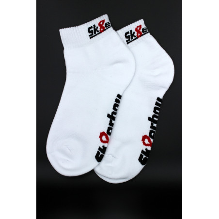 Chaussettes basses Blanches QUARTER Sk8erboy