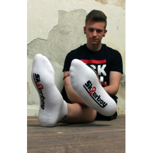 Chaussettes basses Blanches QUARTER Sk8erboy
