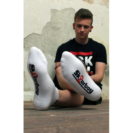 Chaussettes basses Blanches QUARTER Sk8erboy