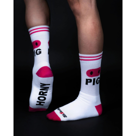 Chaussettes blanches HORNY PIG Sk8erboy 2