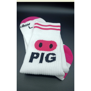 Chaussettes blanches HORNY PIG Sk8erboy