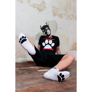 Chaussettes blanches PUPPY Sk8erboy