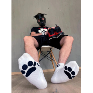 Chaussettes blanches PUPPY Sk8erboy