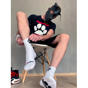 Chaussettes blanches PUPPY Sk8erboy