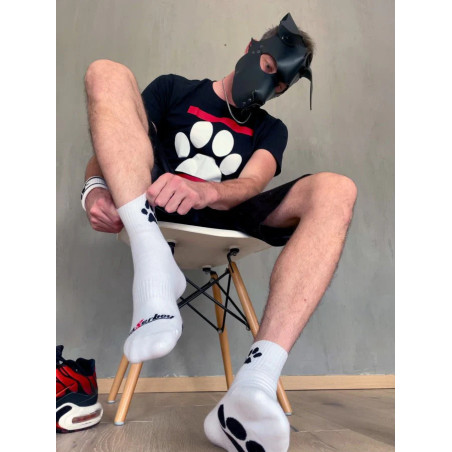 Chaussettes blanches PUPPY Sk8erboy