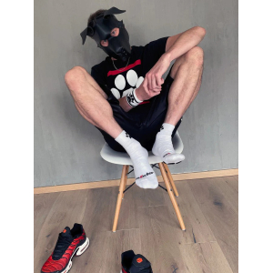 Chaussettes blanches PUPPY Sk8erboy
