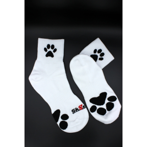 Chaussettes blanches PUPPY Sk8erboy