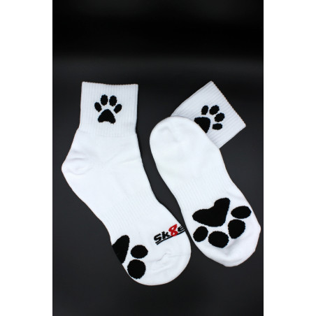 Chaussettes blanches PUPPY Sk8erboy