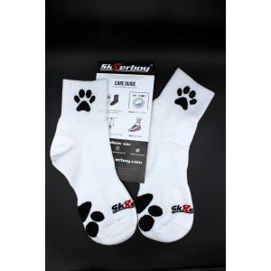 Chaussettes blanches PUPPY Sk8erboy