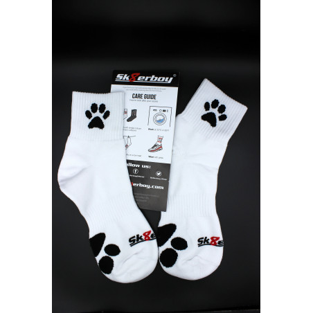 Chaussettes blanches PUPPY Sk8erboy