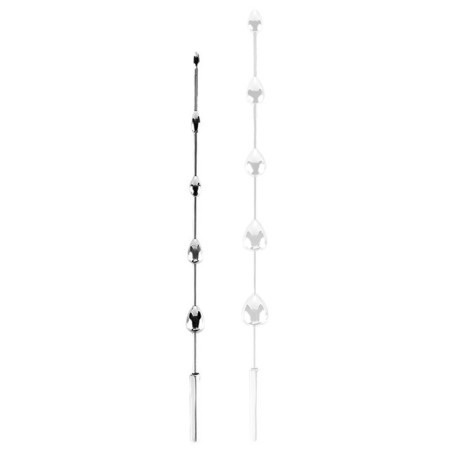 Tige d'urètre BRANO S 22 cm avec Diamètres de 6 à 14 mm
