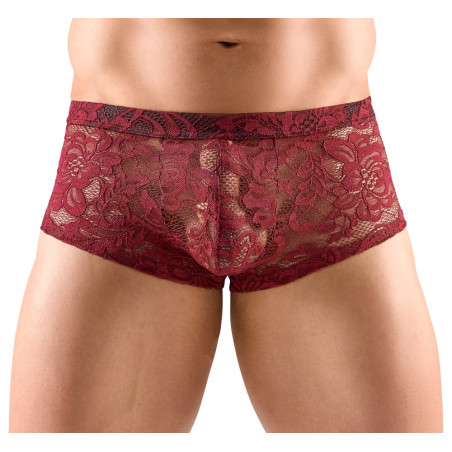 Boxer Dentelle FLINO Bordeaux