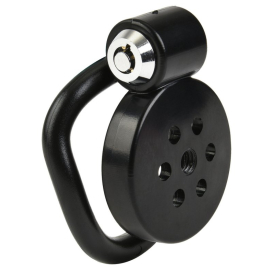 Cage de chasteté plate HIDY Noire de 2.5 x 3.8 cm