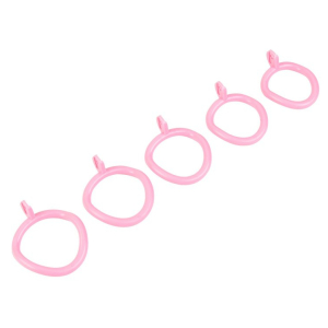 Cage de chasteté avec laisse LEASHIDY Rose de 2.5 x 3.8 cm