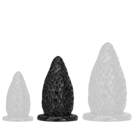 Plug anal FRAISE M 18 x 9 cm