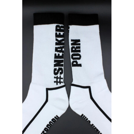 Chaussettes blanches SNEAKERPORN Sk8erboy