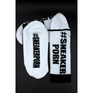 Chaussettes blanches SNEAKERPORN Sk8erboy