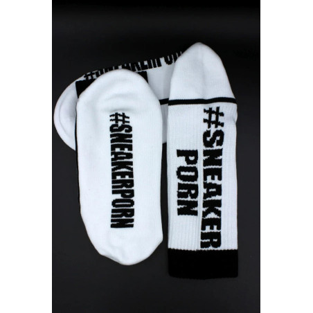 Chaussettes blanches SNEAKERPORN Sk8erboy