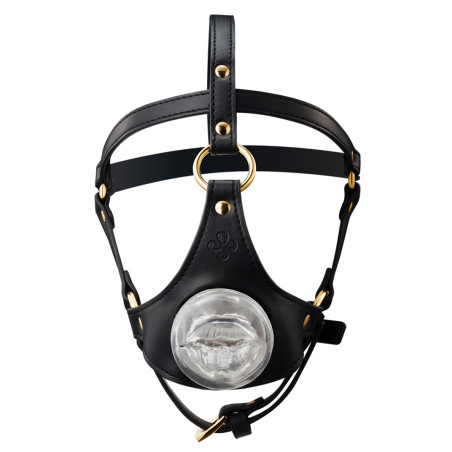 Bâillon avec Masturbateur Entrée Bouche TRANLIPS 30mm