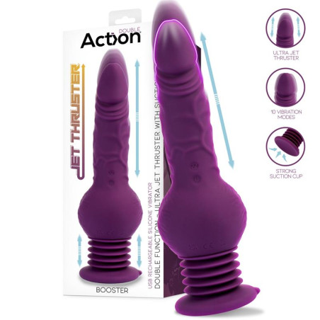 Gode Vibrant Va-et-Vient BOOSTER 12 x 4.2cm