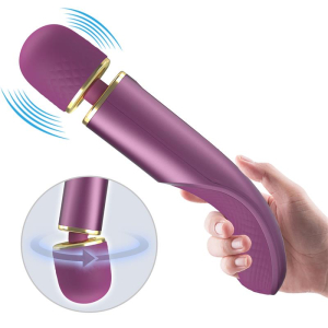 Wand COLORFULL 24cm | Tête 48mm Violet Doré