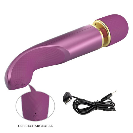 Wand COLORFULL 24cm | Tête 48mm Violet Doré
