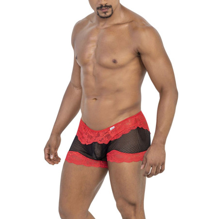 Boxer Dentelle HYMEN Rouge et Noir