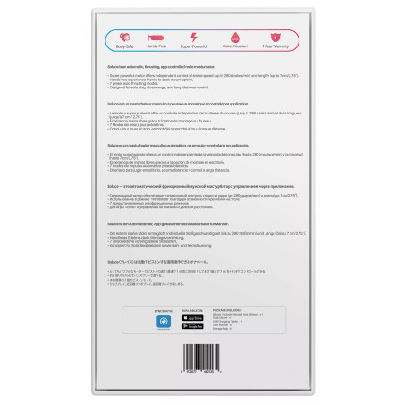 Masturbateur automatique connecté SOLACE de Lovense