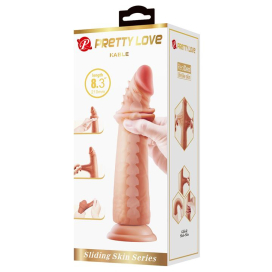 Gode Réaliste KABLE 18 x 4.5cm Marron Très Clair 2
