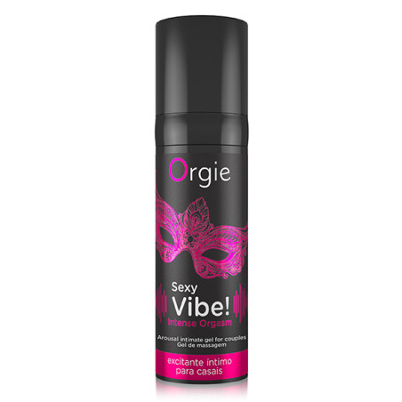 Gel Stimulant SEXY VIBE INTENSE ORGASM 15ml Noir