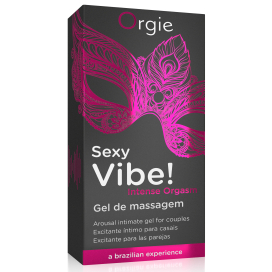 Gel Stimulant SEXY VIBE INTENSE ORGASM 15ml Noir 2