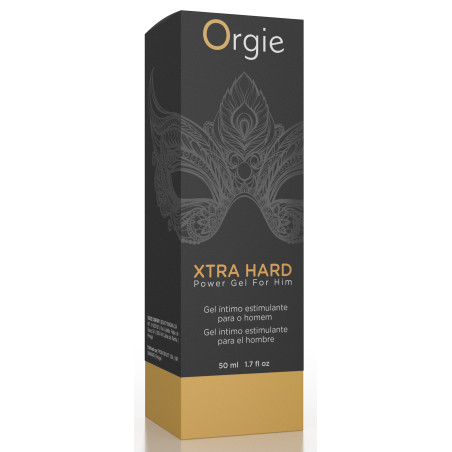 Gel Stimulant XTRA HARD 50ml Noir