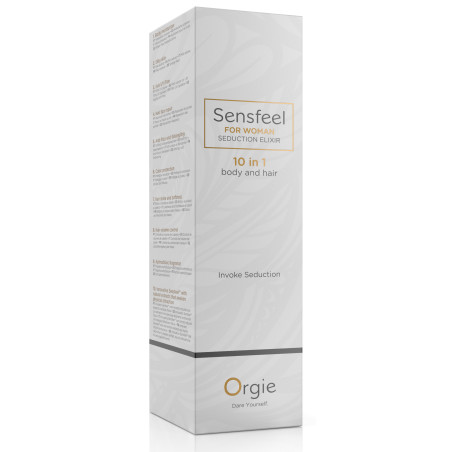Lotion pour Corps et Cheveux SENSFEEL FOR WOMAN 100ml Noir