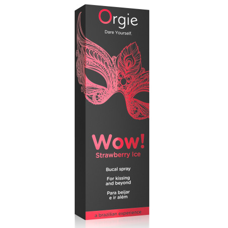Spray pour Fellation WOW Fraise Glacée 10ml