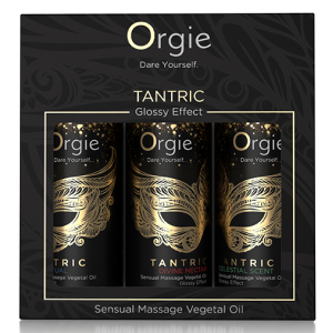 Coffret 3 Huiles de Massage TANTRIC Noir