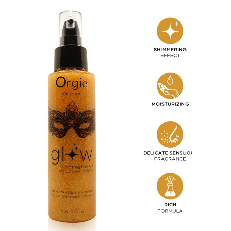 Huile Corporelle Scintillante GLOW 110ml