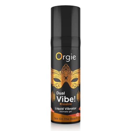 Gel Stimulant DUAL VIBE SEX ON THE BEACH 15ml