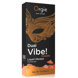 Gel Stimulant DUAL VIBE SEX ON THE BEACH 15ml 2