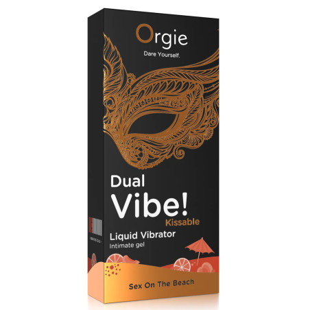 Gel Stimulant DUAL VIBE SEX ON THE BEACH 15ml