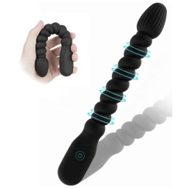 Stimulateur de prostate vibrant FLEX SPIRAL 10 Vibrations