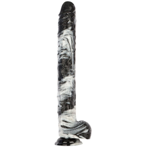 Gode XL PISARA 35.5 x 5.3cm Noir